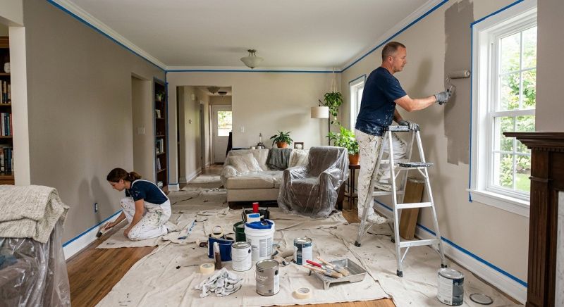 Apartment Interior Painting in Kansas City, KS