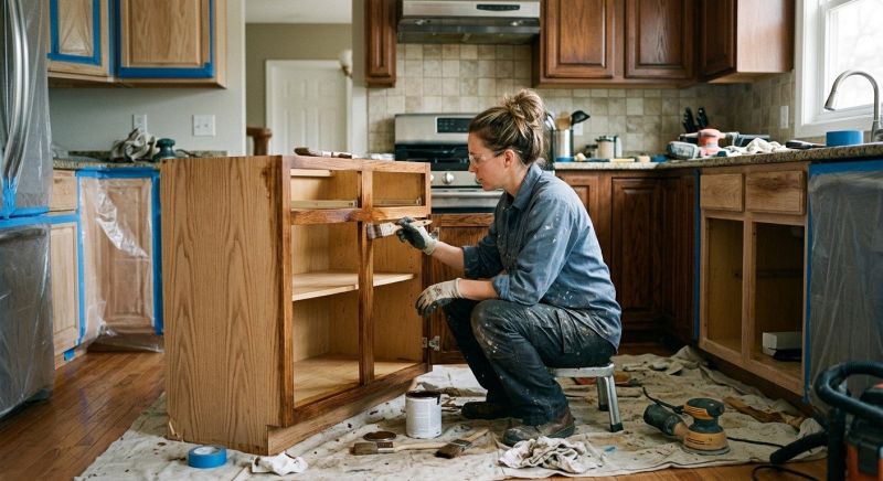 Cabinet Glazing Service in Bloomington, IN