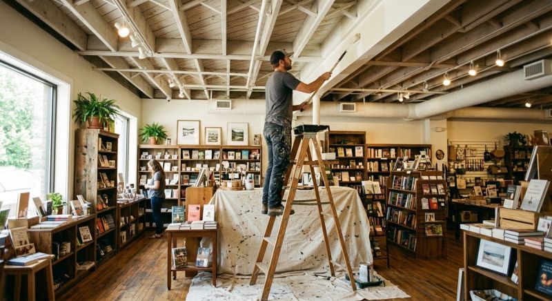 Commercial Ceiling Painting in Longmont, CO