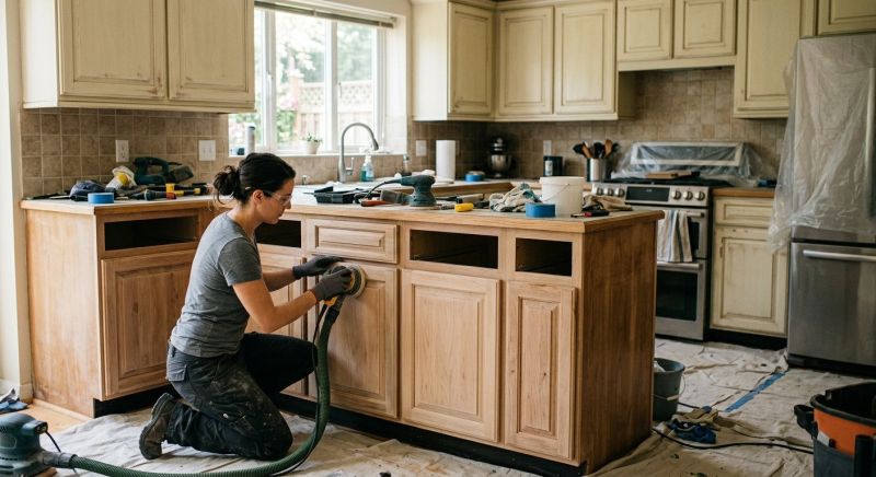 Kitchen Cabinet Refinishing in Bloomington, IN
