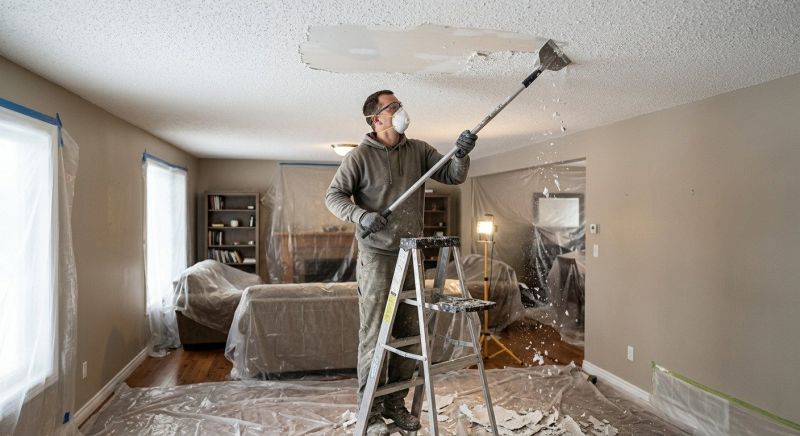 Popcorn Ceiling Renovation in Waco, TX