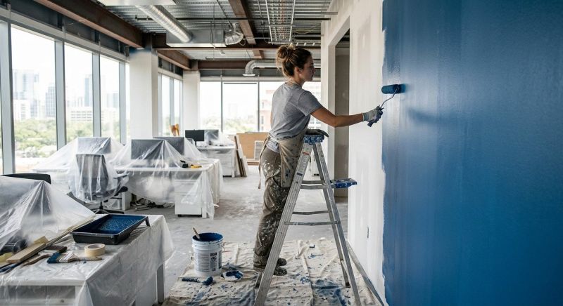 Reception Area Painting in Arvada, CO