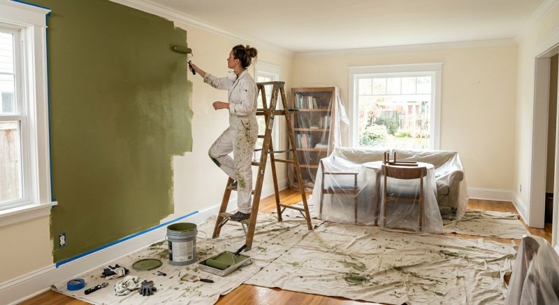 Sunroom Painting in Wilmington, NC