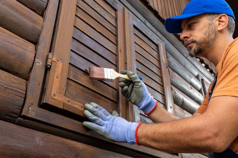 Wood Cladding Painting in Waco, TX